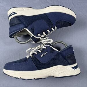 Zeba Hands Free Slip-On Shoes Men’s Size 7.5 Blue Comfort Walking Sneakers